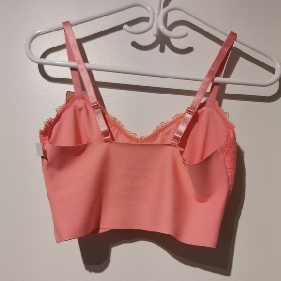 NEW with tags Adrienne vittadini medium peach wireless bra - Picture 5 of 6